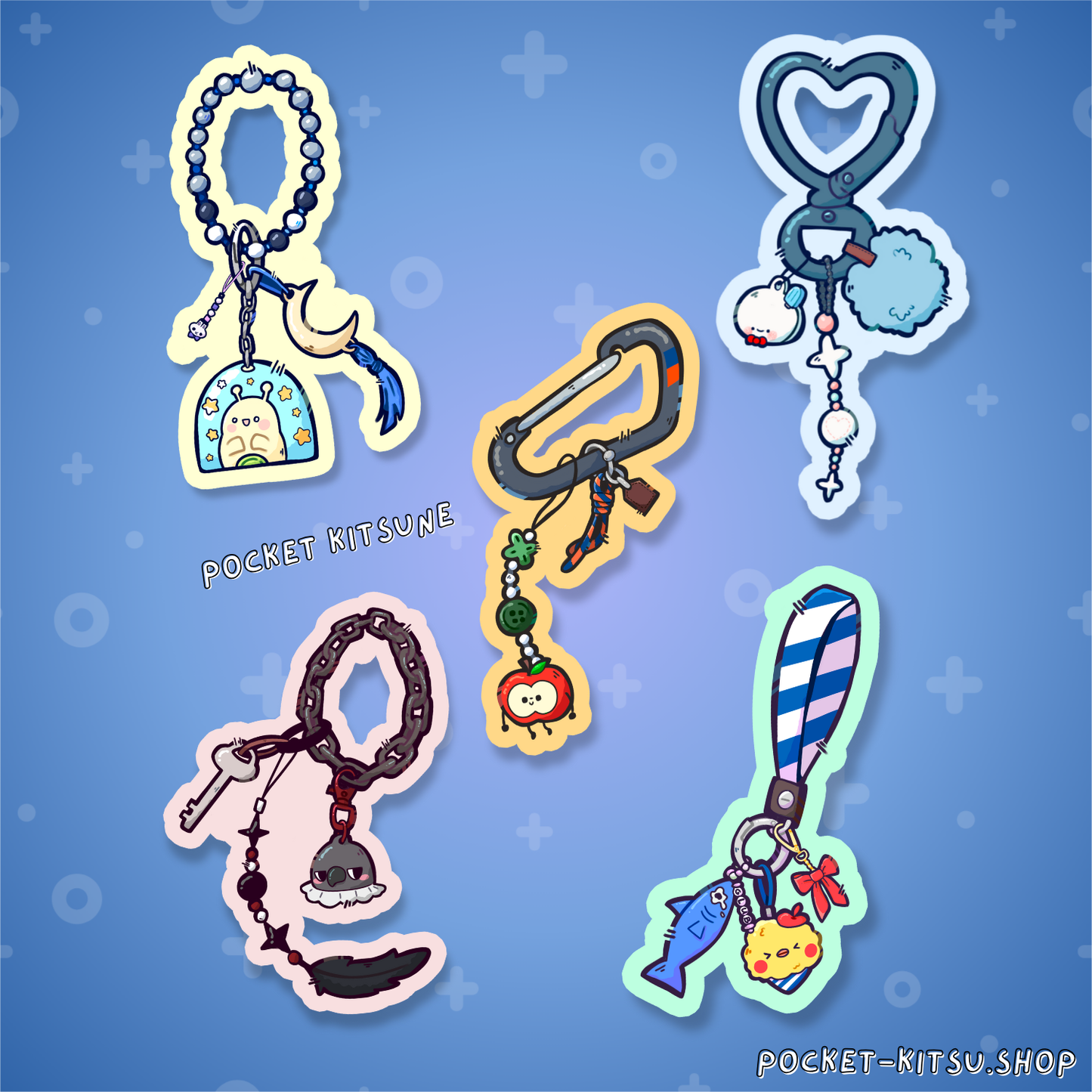 Love & Deepspace Keychain stickers