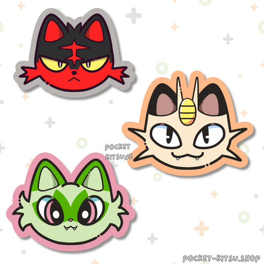 Pokemon Cat stickers