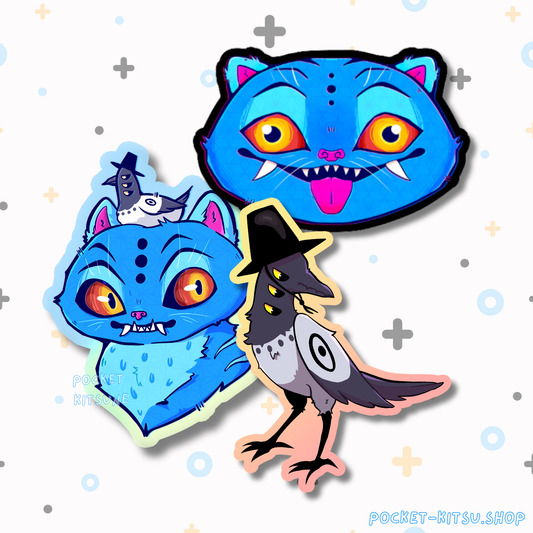 Derpy and Sussie stickers (K-pop Demon Hunters)